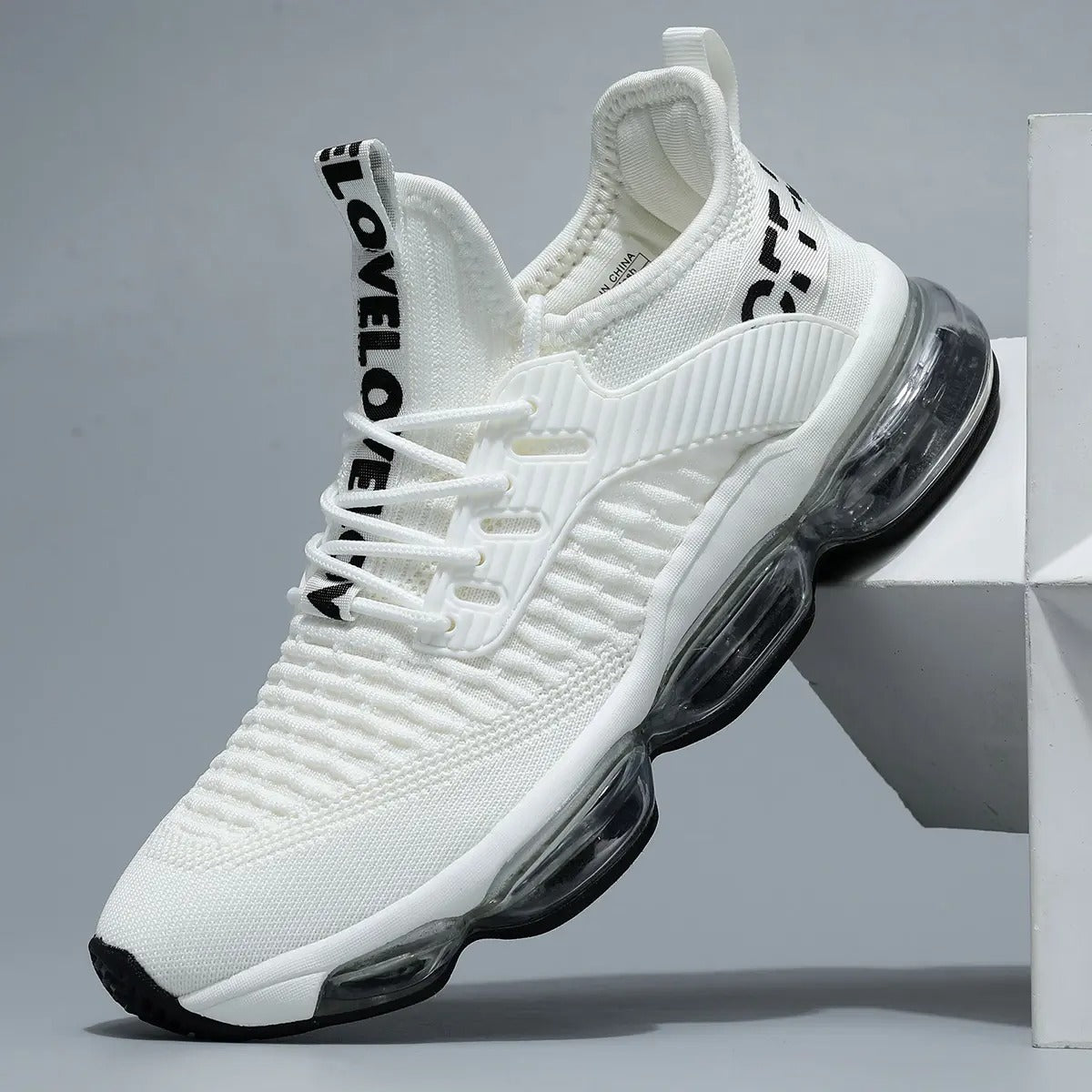 Men's Casual Lace Up Low Top Running Shoes