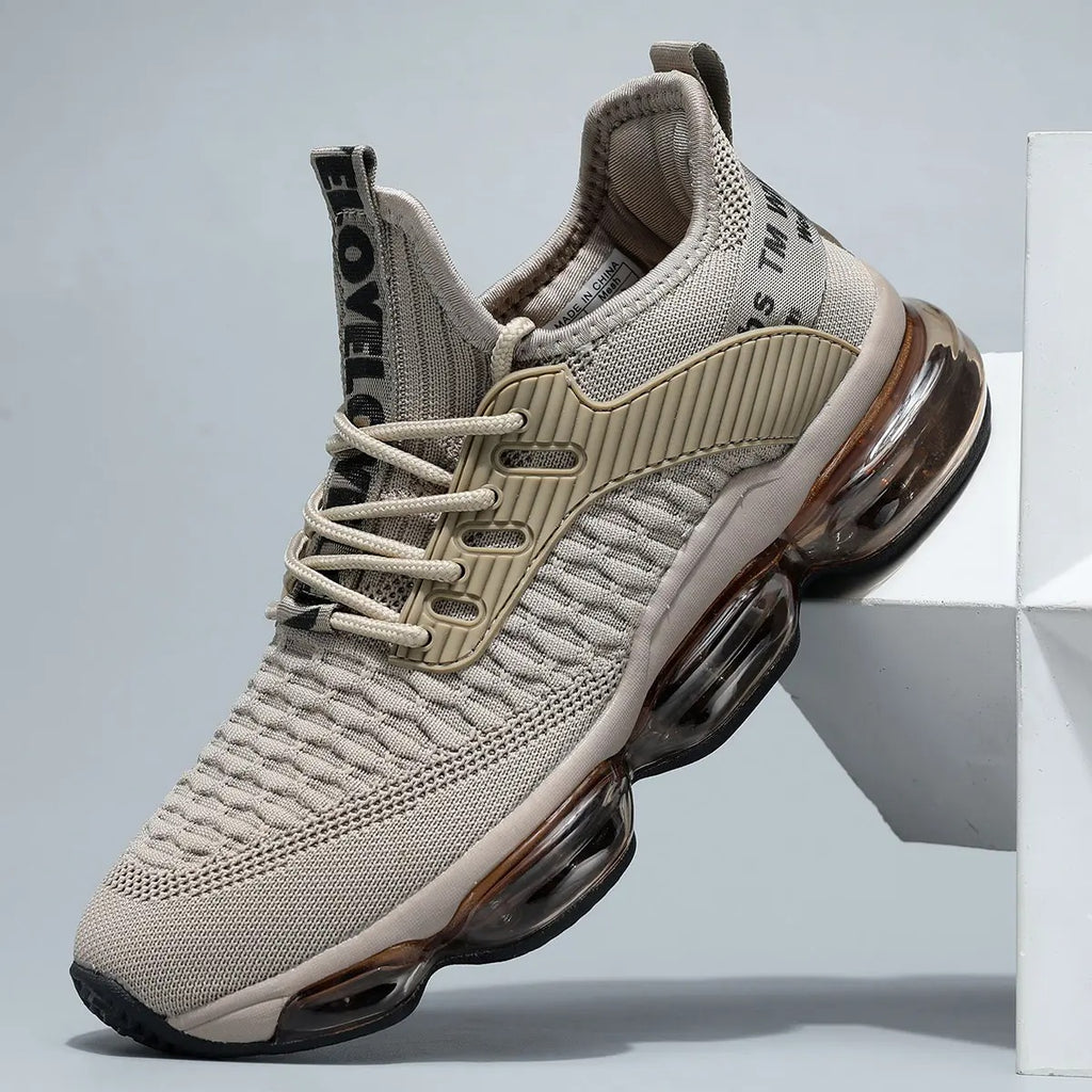 Men's Casual Lace Up Low Top Running Shoes