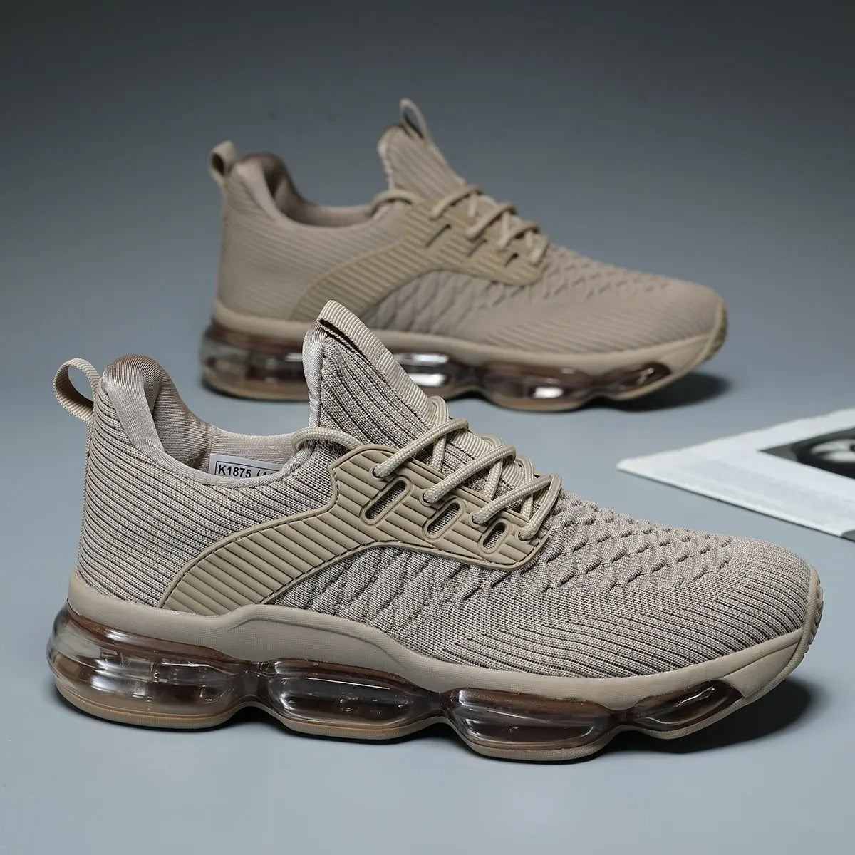 Men's Casual Lace Up Low Top Running Shoes