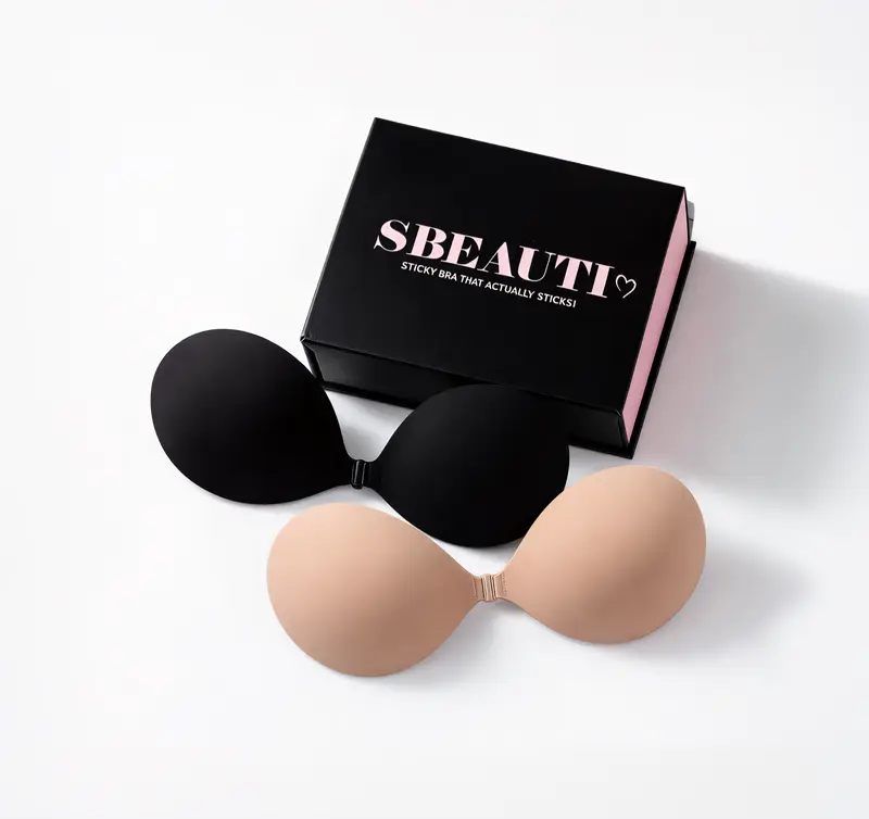 Strapless Bra Push Up Sticky Bra
