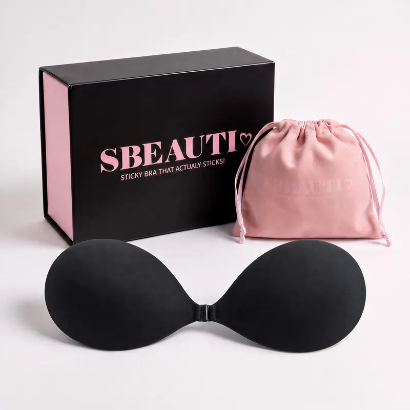Strapless Bra Push Up Sticky Bra