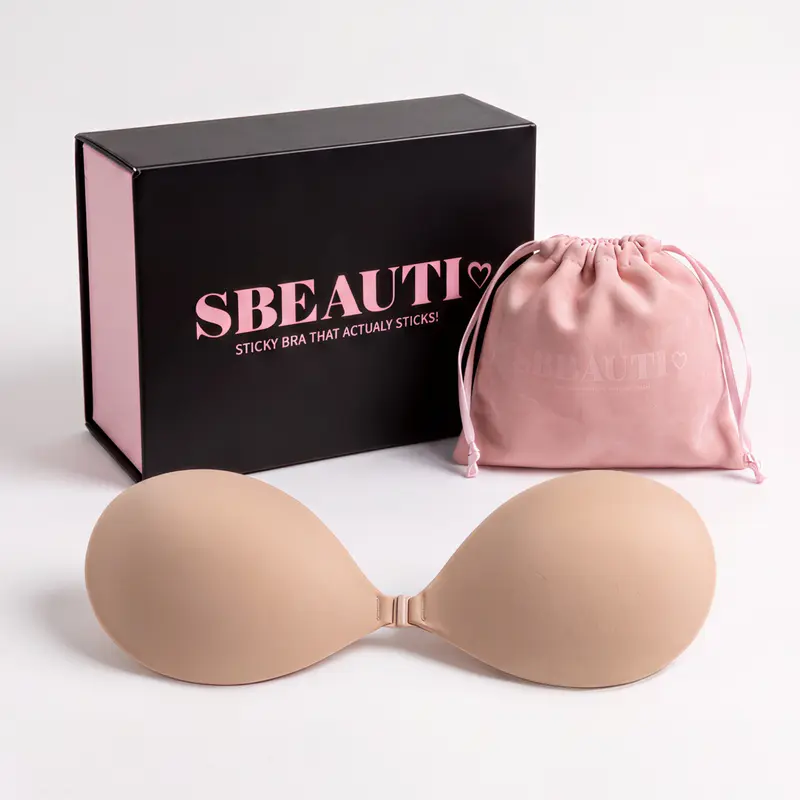 Strapless Bra Push Up Sticky Bra