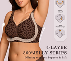Sujetador sin costuras Jelly Bras para mujer con realce