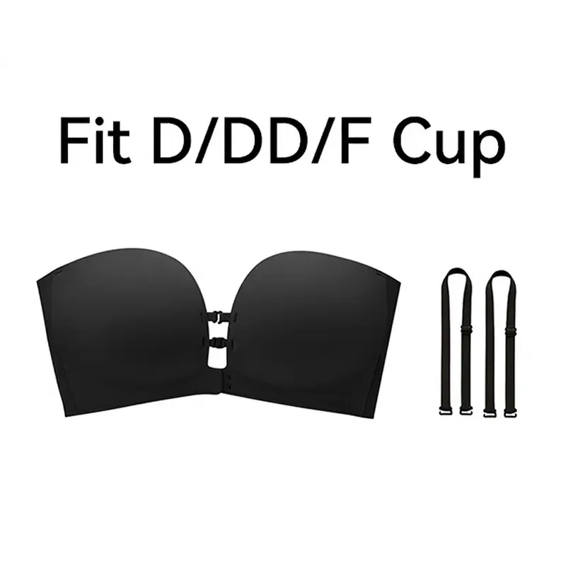 Womens Strapless Front Closure Bra