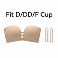 Womens Strapless Front Closure Bra