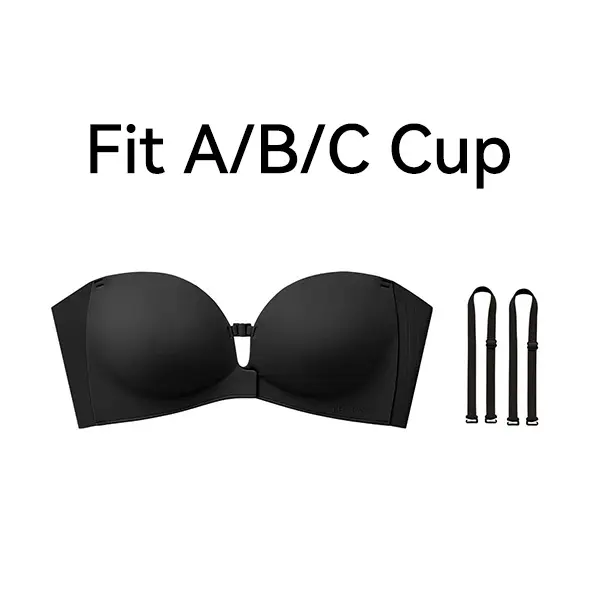 Womens Strapless Front Closure Bra
