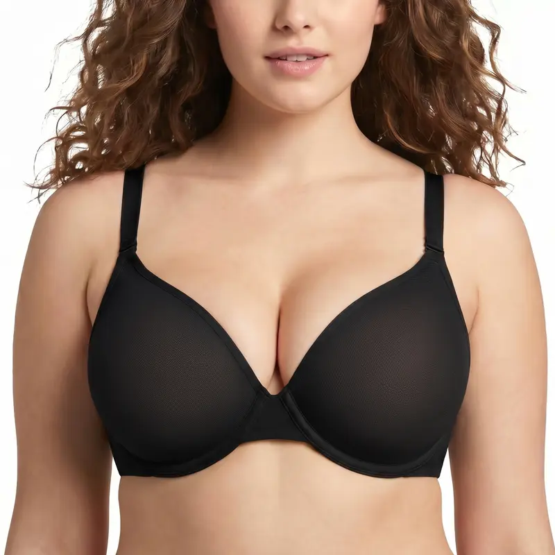 Seraphina Air Light Breathable Sheer Mesh Halter Bra
