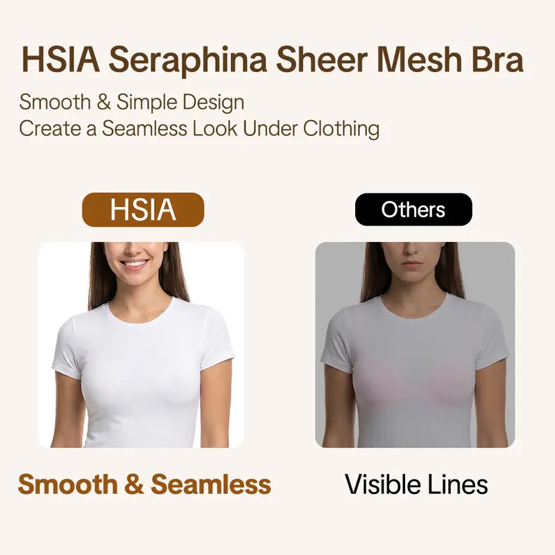 Seraphina Air Light Breathable Sheer Mesh Halter Bra