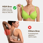 Sujetador tipo halter de malla transparente transpirable ligero Seraphina Air
