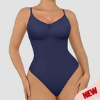 Seamless Covered Bust Jumpsuit Thong Bodysuit Fit Comfort Slimming