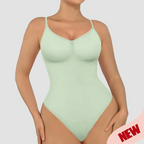 Seamless Covered Bust Jumpsuit Thong Bodysuit Fit Comfort Slimming