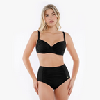 Leopard Swimwear Set High Waisted Bikini Shapewear Swimsuit Push Up Adjustable Beach Cover Up