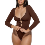 Seamless SummerVibes Full-Body Zip Shaped Tight