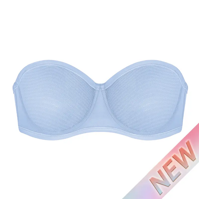 Women's Convertible Strapless Minimizer Bandeau Bra Underwire Unlined For Large Bust Main Image
