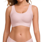 Seamless Bras For Women Full Coverage Wireless Bralette Widen Straps