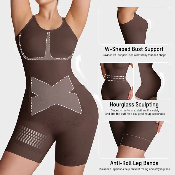 Easyslide Faja Shapewear For Women Tummy Control Butt Lifter Bodysuit With Pull Down Bathroom Design