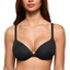 Sujetador Push Up con Relleno para Mujer, con Aros, Aumenta 1 Talla, Sin Costuras, Tipo Camiseta, Realza, Escote Pronunciado, Copas de Espuma, Elástico, Liso