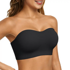 Sujetadores Bandeau Antideslizantes para Mujer con Cómodo Sujetador sin Tirantes, Top de Tubo sin Costuras, Sujetador Suave sin Aros