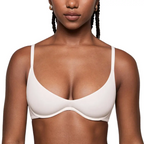 Sujetador Inbarely Plus con escote pronunciado para mujer - Sujetador balconette sexy con aros sin forro