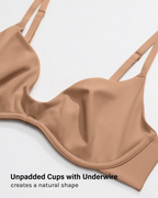 Sujetador Inbarely Plus con escote pronunciado para mujer - Sujetador balconette sexy con aros sin forro