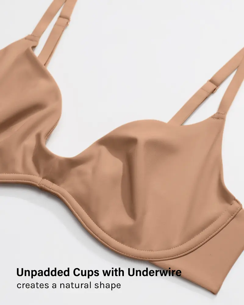 Sujetador Inbarely Plus con escote pronunciado para mujer - Sujetador balconette sexy con aros sin forro