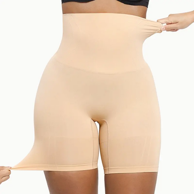 Pantalones Cortos Moldeadores de Faja para Mujer, Sin Costuras, de Cintura Alta, de Control de Abdomen, Modeladores de Muslos, Ropa Interior Adelgazante Main Image