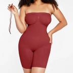 Strapless Shapewear Bodysuit Seamless Shaping Shortie With Removable