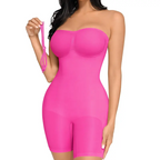 Strapless Shapewear Bodysuit Seamless Shaping Shortie With Removable