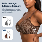 Sujetador Zebra Wild Tallas Grandes Sujetador Halter Transpirable de Verano