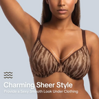 Sujetador Zebra Wild Tallas Grandes Sujetador Halter Transpirable de Verano