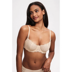 Women's Balconette Sexy Lace Push Up Bra See Through Underwire No Padded
