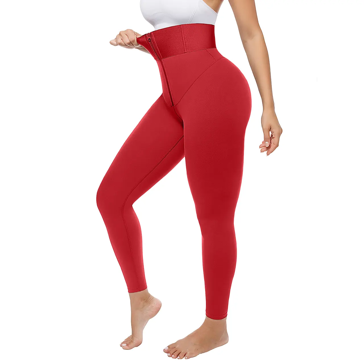 Waistband Shaping Effortless Classic Leggings High Waist Comfy Supportive Bottoms
