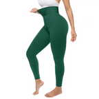 Waistband Shaping Effortless Classic Leggings High Waist Comfy Supportive Bottoms