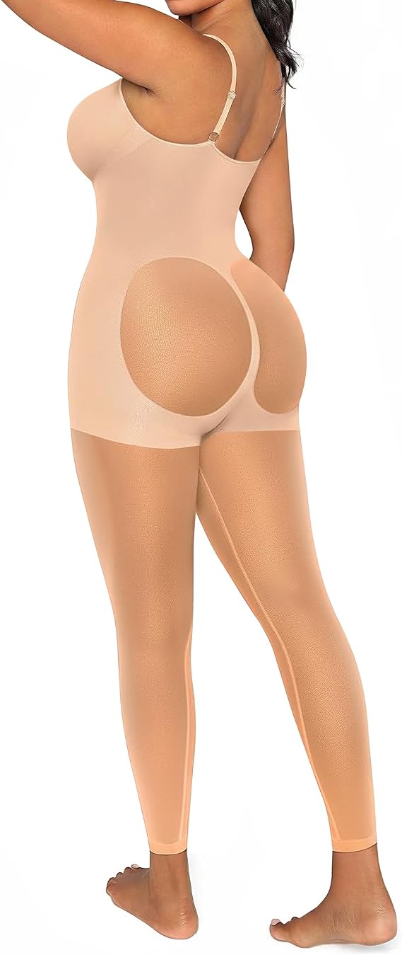 Full Body Shapewear for Women Tummy Control Bodysuit | 4-in-1 shapewear body shaper with tummy control