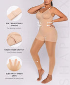 Full Body Shapewear for Women Tummy Control Bodysuit | 4-in-1 shapewear body shaper with tummy control