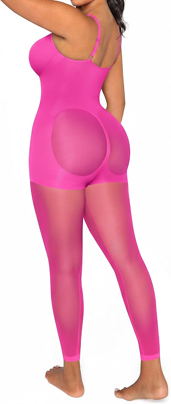 Full Body Shapewear for Women Tummy Control Bodysuit | 4-in-1 shapewear body shaper with tummy control