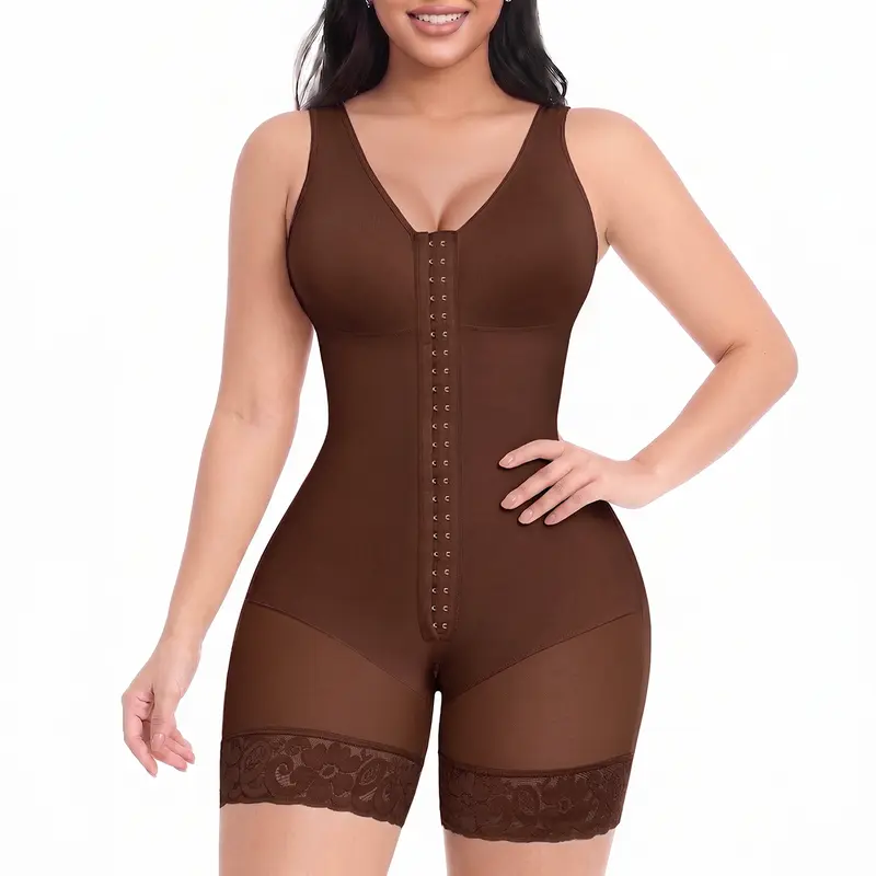 Colombian Shapewear For Women Front-Hook Tummy Control Full Shapewear Butt Lifter