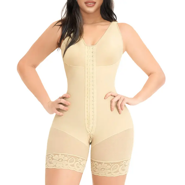 Colombian Shapewear For Women Front-Hook Tummy Control Full Shapewear Butt Lifter Main Image
