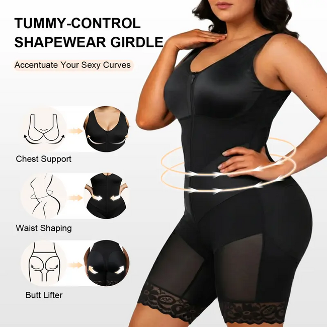 Sculpting Tummy Control Colombian Waist Cinchers For Women Shaping Shapewear With A V-Shaped Sculpting Elastic Band Main Image
