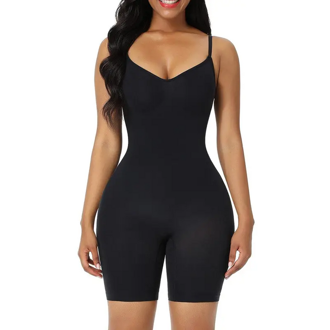 Shapewear for Women Butt Lifter Bodysuit Seamless Shapewear Seamless Womenswear Comfort Spaghetti Strap Hip Underwear Basic Main Image