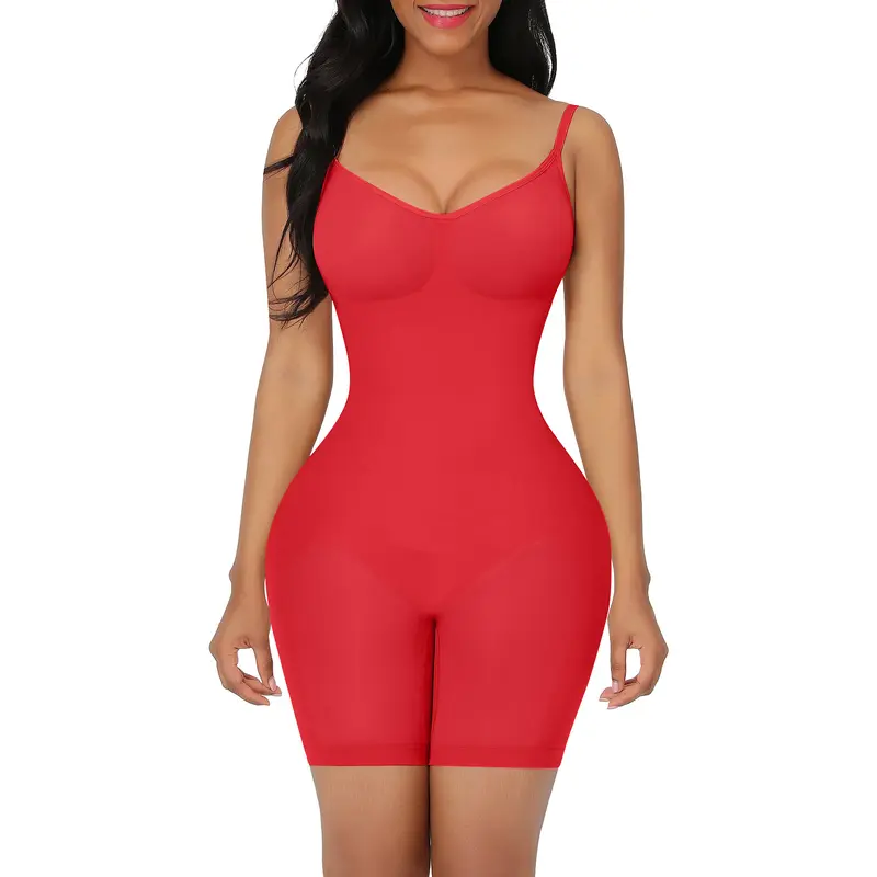 Faja para mujer levanta glúteos body sin costuras Faja sin costuras para mujer cómoda con tirantes delgados Ropa interior básica de cadera