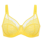 Floral Lace Minimizer Bra Unlined Unpadded Full Coverage Plus Size Underwire Breathable Mesh Cup Comfort Support For Women