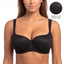 CoolCurve Unlined Plus Size Ice Silk Cooling 3D Curved Flexible Double Layer Cup Low Cut Balconette Bra
