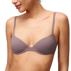 Sujetadores camiseta para mujeres de busto pequeño con media copa, aros y forro ligero