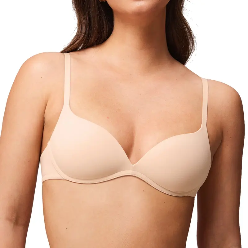 Sujetadores inalámbricos Lift Up para mujer de busto pequeño, tipo camiseta, sin aros, con relleno