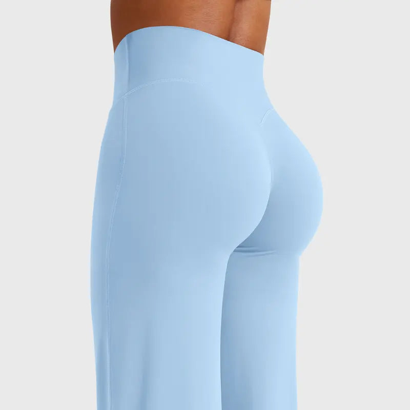 Women's High-Waisted Yoga Leggings - Nylon Blend, Straight-Leg, No Front Seam, Buttery Soft, Breathable Athleisure Wear for Gym Fitness Summer Finds Soho Chic,back to school,back to school haul