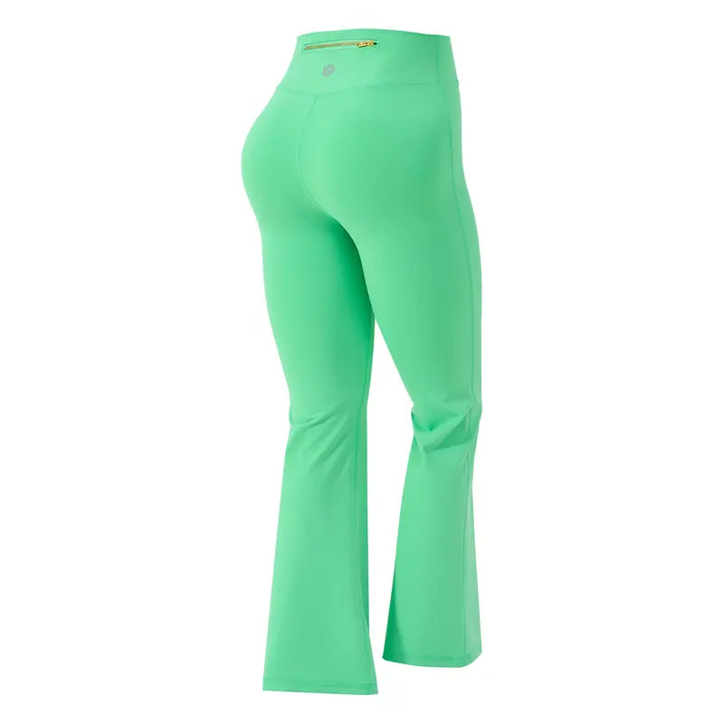 【Gold-Color zipper】Soft Brushed Women's Sporty Jacket, 25'' Inseam Leggings.