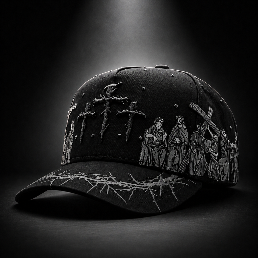 Hat Viacrucis Black Crystals
