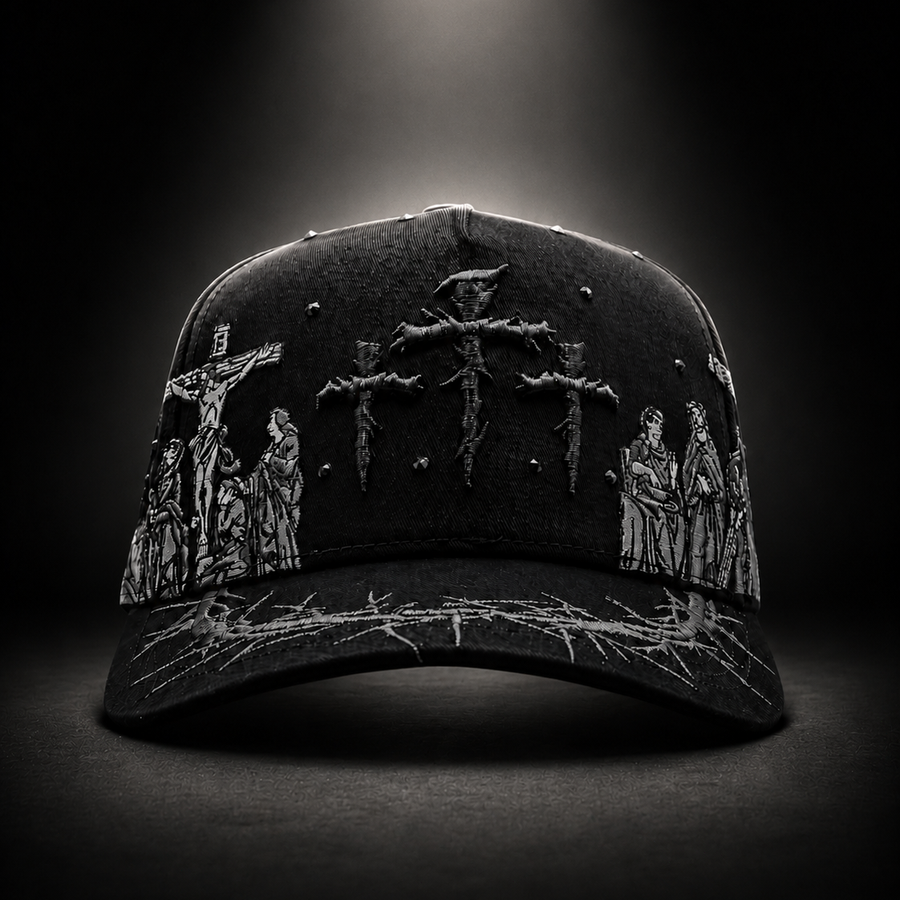 Hat Viacrucis Black Crystals