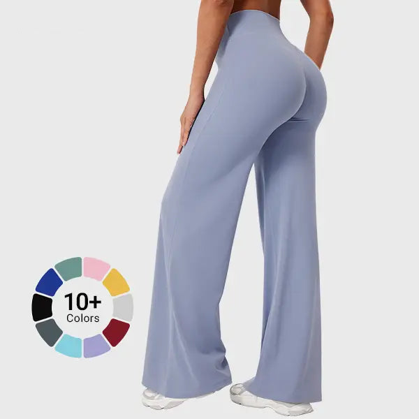 Women's High-Waisted Yoga Leggings - Nylon Blend, Straight-Leg, No Front Seam, Buttery Soft, Breathable Athleisure Wear for Gym Fitness Summer Finds Soho Chic,back to school,back to school haul